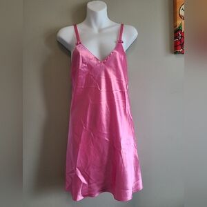Vintage Frederick’s of Hollywood Pink Satin Chemise